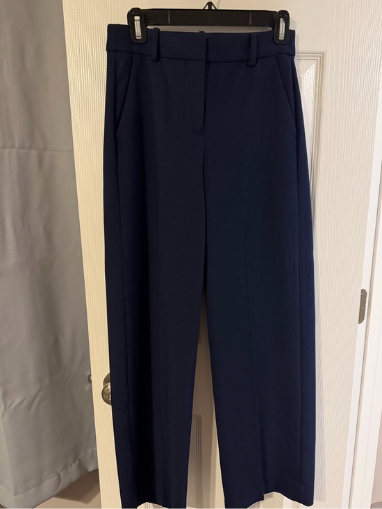 J. Crew Pants - J. Crew Navy Wide Leg Women’s Trouser in Four-Season Stretch